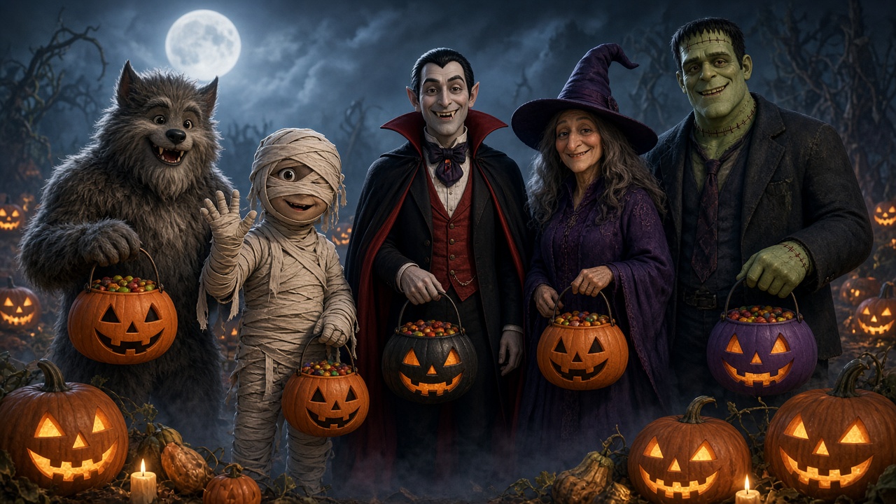 the whole monster crew together